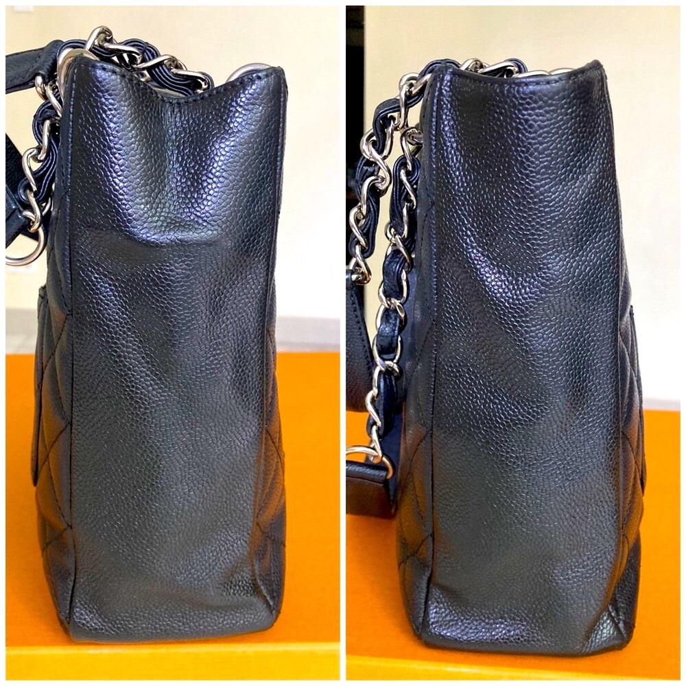 Auth Chanel Caviar Petite Shopper Tote Bag - Picture 17 of 17